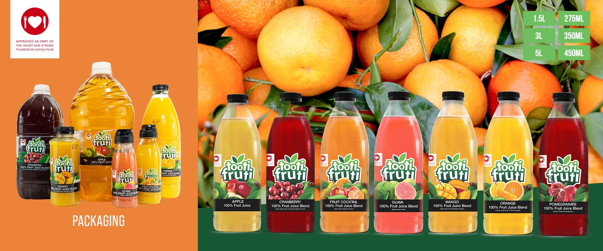 100% fruit juice blend